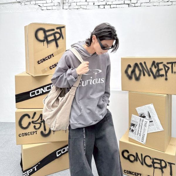 Curious星芒印花麂皮帽Tee 