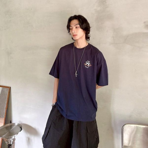 【現貨】熊掌印花短Tee 