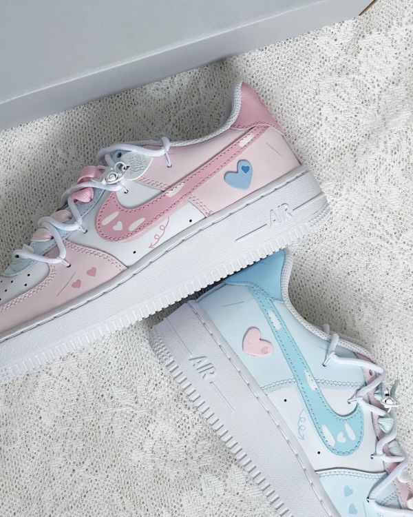【訂製款】Nike Air Force 1反轉鴛鴦甜心 - 女款 