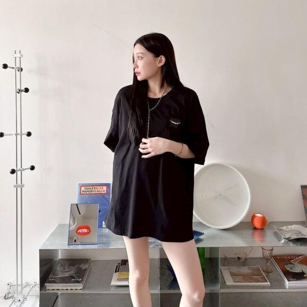 【現貨】DINNER TIME 鯊魚插畫印花短Tee 