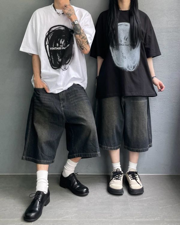 藝術描繪風格純棉Tee 