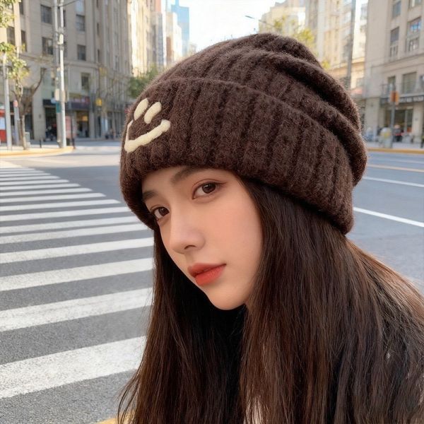 【冬季必備!!修臉型神器】笑臉毛帽 