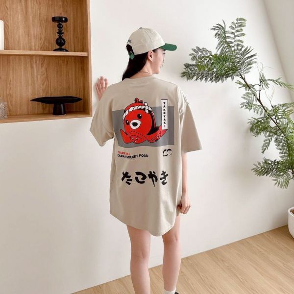 【SORONA®現貨】TAKOYAKI日文章魚師傅印花涼感Tee 