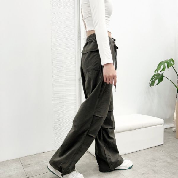 水洗柔感工裝褲 