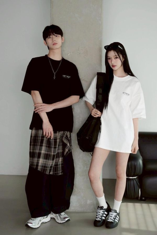 【現貨】CONCEPT迷彩哥德字印花短Tee 