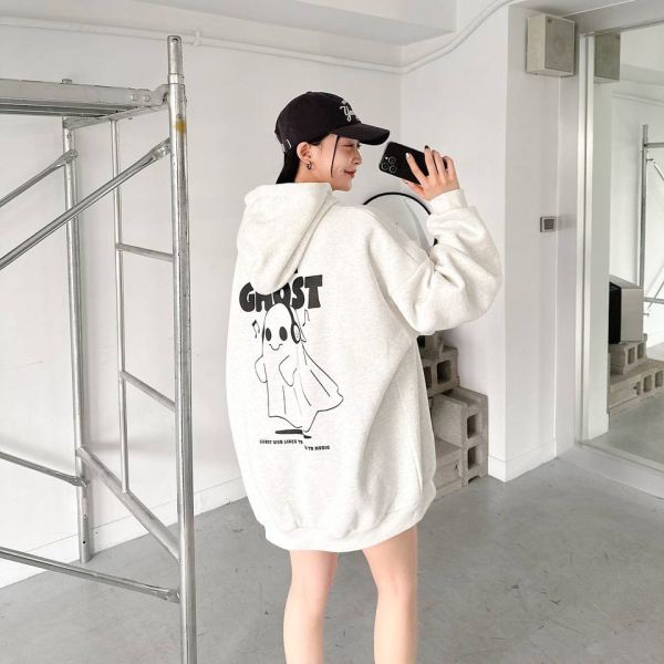 【現貨】GHOST音樂幽靈刷毛帽Tee 