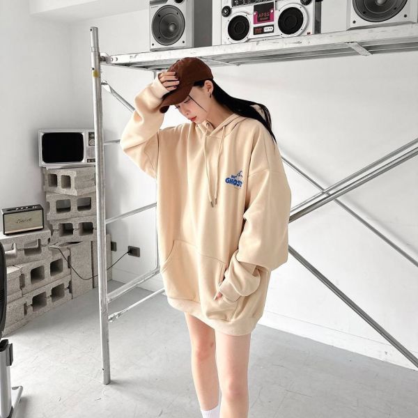 【現貨】GHOST音樂幽靈刷毛帽Tee 