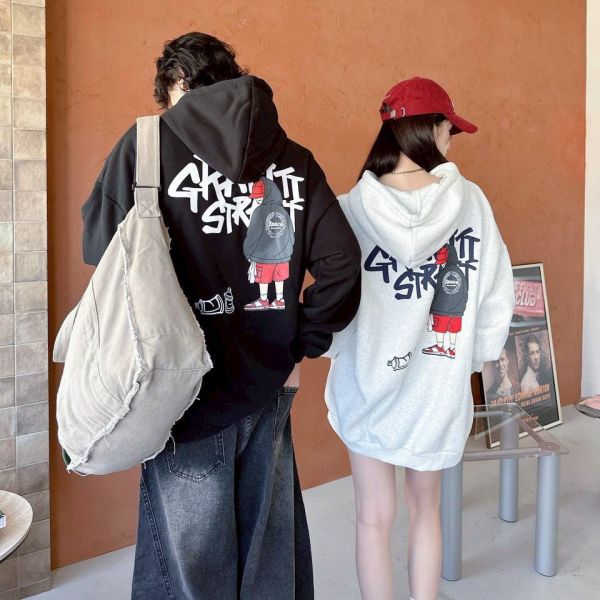 GRAFITI塗鴉少年刷毛帽Tee 