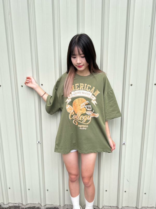 【現貨】美式復古學院Tee 