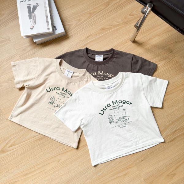 【現貨】Usra Magor小熊印花短版上衣 