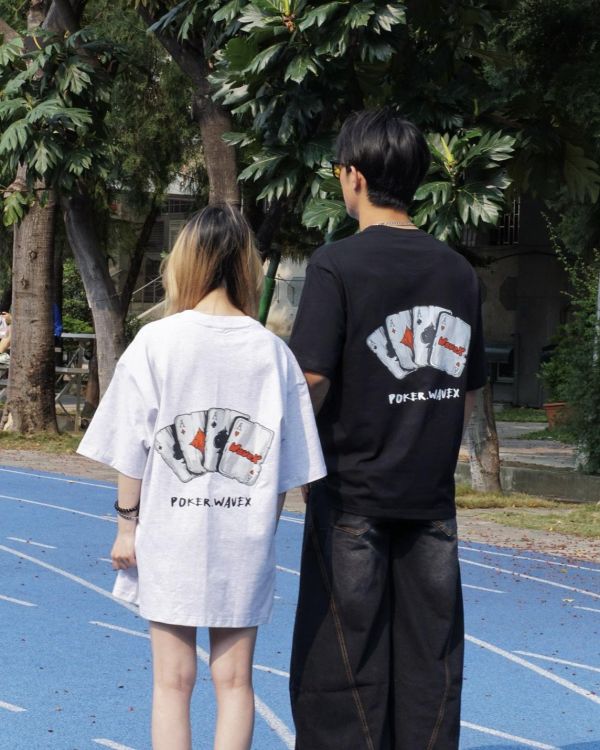 【現貨】撲克王牌印花短Tee 