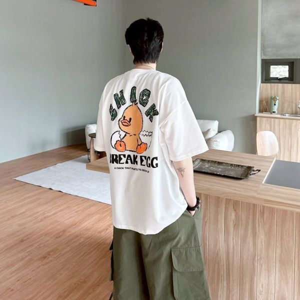 【現貨】CHICK蛋殼鴨塗鴉感Tee 
