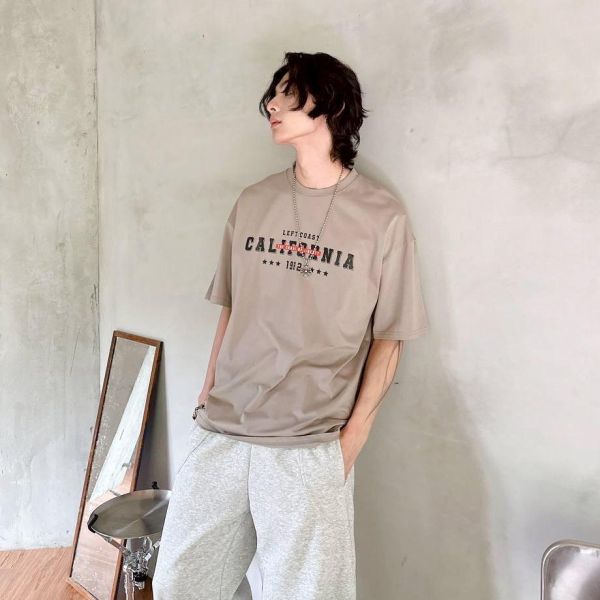 【SORONA®】California1982立體字涼感短Tee 