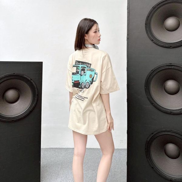 【現貨】日文咖啡卡車印花短Tee 