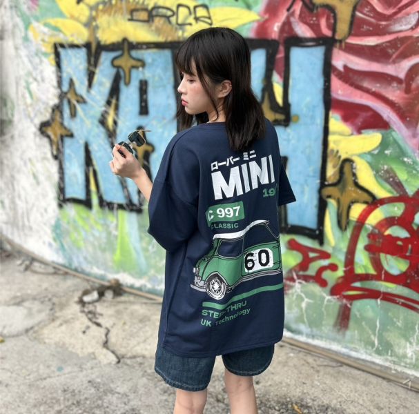 MINI復古汽車印花Tee 