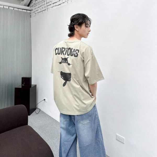 【現貨】CURIOUS貓咪印花短Tee 