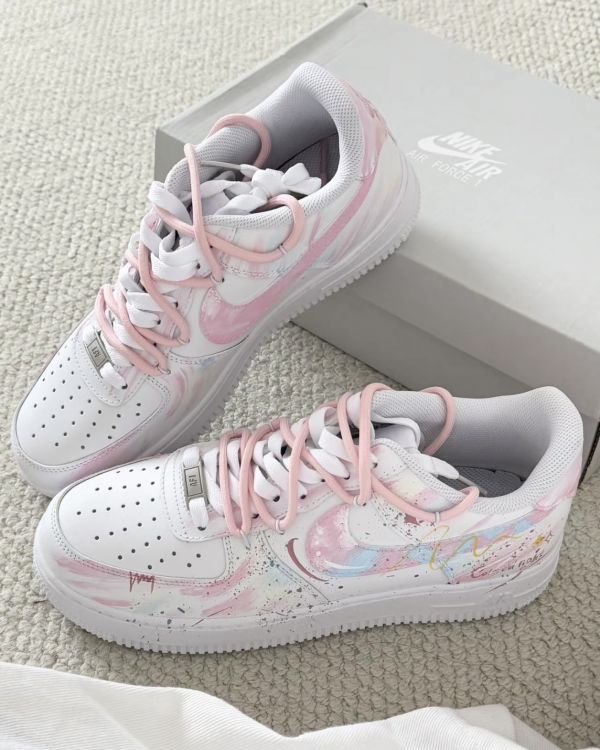 【訂製款】Nike Air Force 1 星愿塗鴉 - 女款 