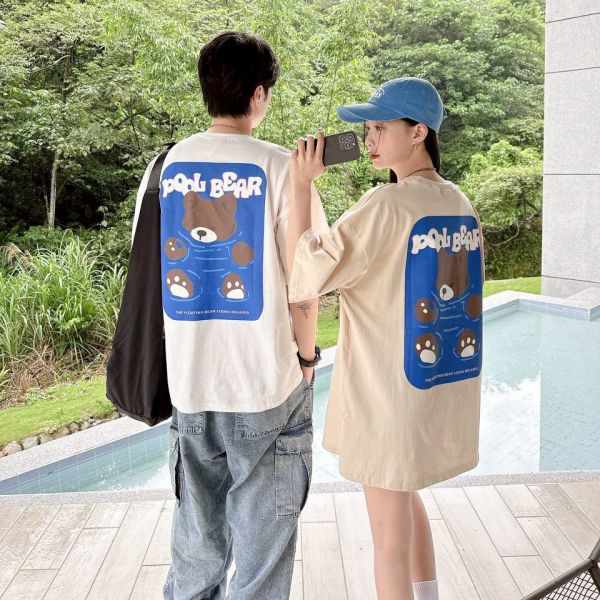 POOL BEAR小熊印花Tee 