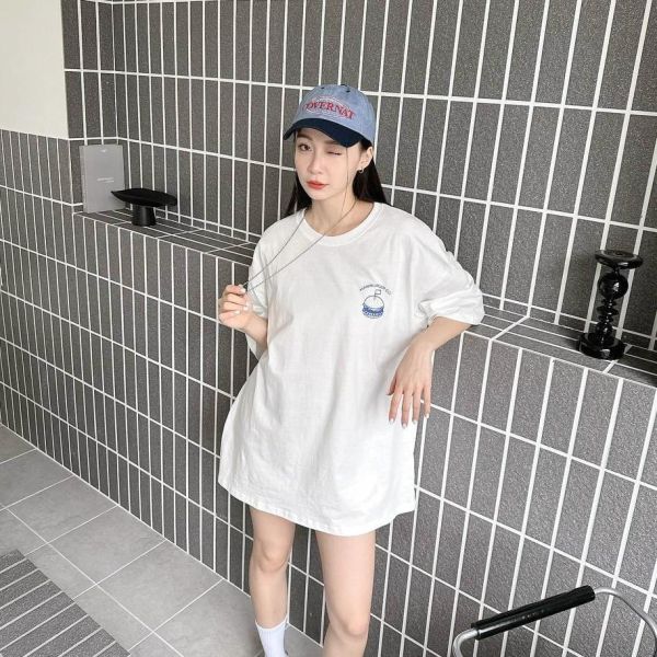 【現貨】漢堡分解印花短Tee 