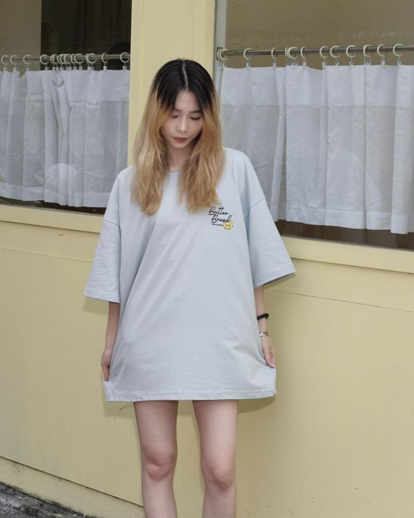 【現貨】笑臉奶油吐司印花短Tee 