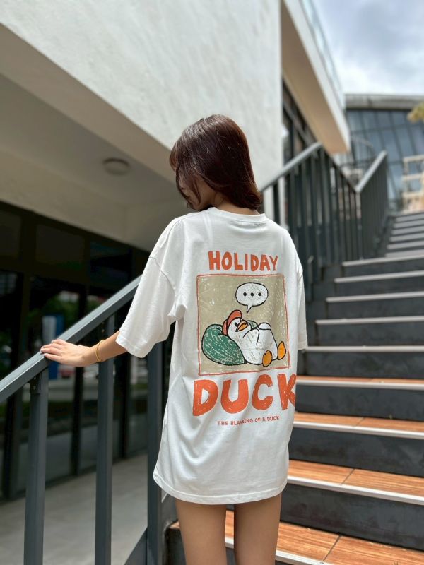 【現貨】懶散鴨手繪Tee 