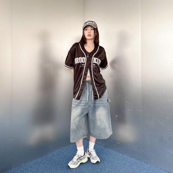 Brooklyn美式刺繡棒球罩衫 