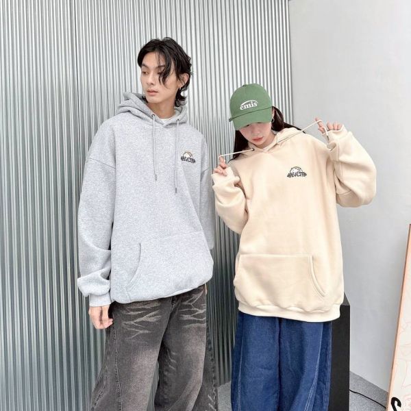 HEALTH舉重柴犬印花刷毛帽Tee 