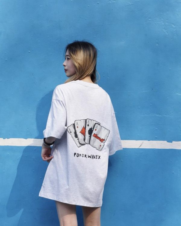 【現貨】撲克王牌印花短Tee 
