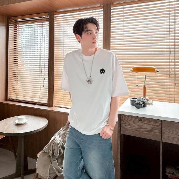 【SORONA®】煤炭球刺繡涼感短Tee 