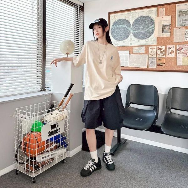 【現貨】】HAPPINESS潑漆笑臉印花短Tee 