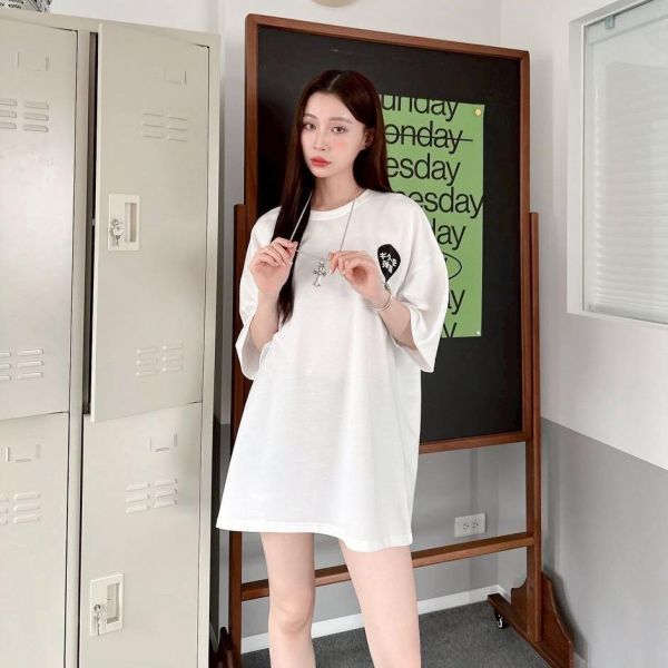 【現貨】像素吉他貓印花短Tee 