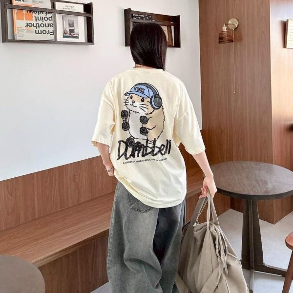 【現貨】dumbbell田鼠健身塗鴉短Tee 