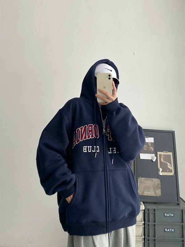 刺繡CALIFORNIA連帽外套 