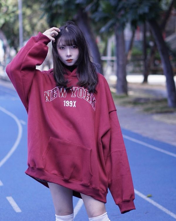 【現貨】199X刺繡紐約重磅刷毛帽Tee 