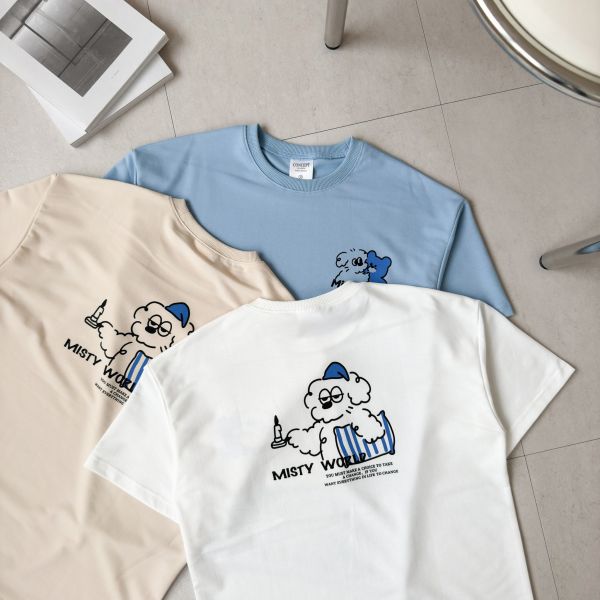 【現貨】MISTY WORLD狗狗&熊印花Tee 