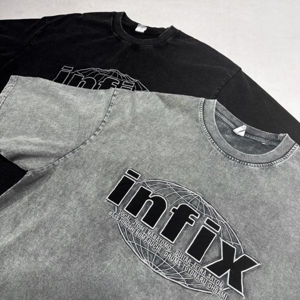 【現貨】INFIX貼布電繡水洗Tee 