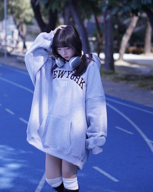 【現貨】199X刺繡紐約重磅刷毛帽Tee 