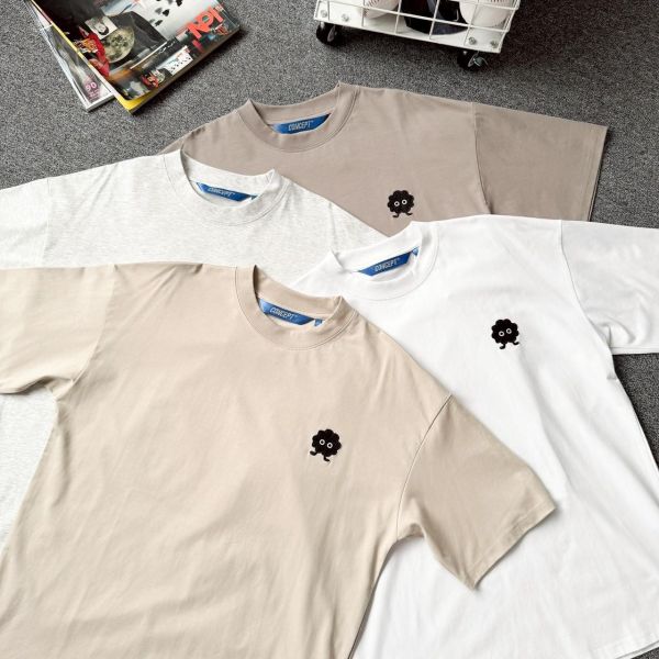 【SORONA®】煤炭球刺繡涼感短Tee 