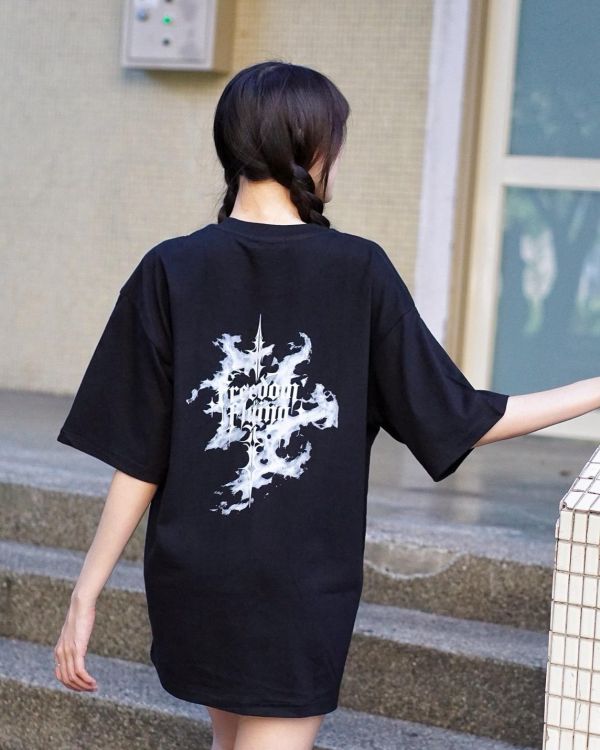 【現貨】暗焰殘影煙霧短Tee 