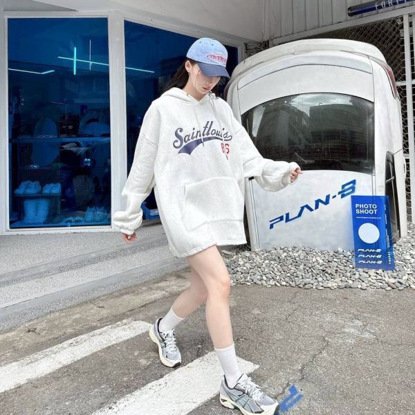 Saintlauis 86貼布刺繡刷毛帽Tee 