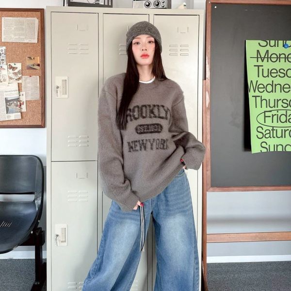 BROOKLYN圓領毛衣 