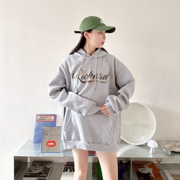 Richand刺繡刷毛帽Tee 