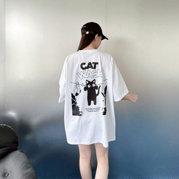 【SORONA®現貨】CAT WASH曬衣貓咪涼感Tee 