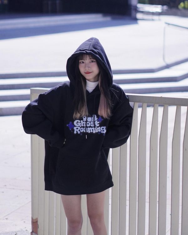 現貨【牛奶暖絨】鬼系幽靈牛奶絨帽Tee 