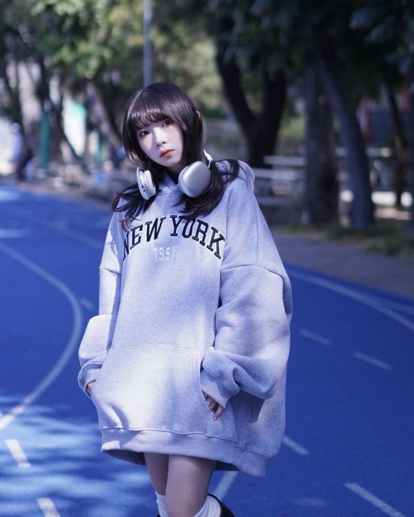 【現貨】199X刺繡紐約重磅刷毛帽Tee 