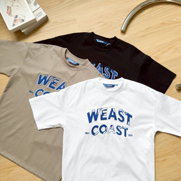 【SORONA®現貨】WEAST COAST接縫線造型貼布涼感Tee 