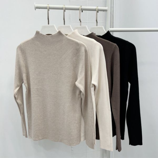 羊絨高領打底上衣 