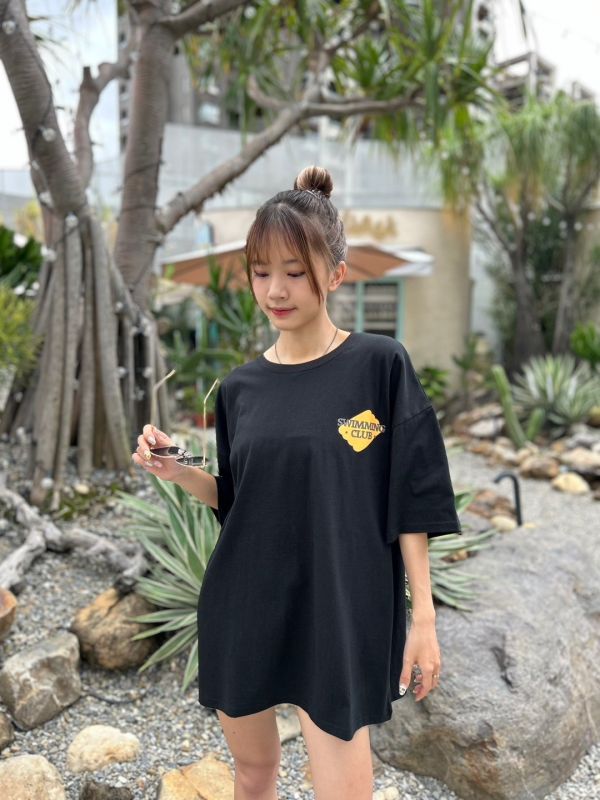 【現貨】SWIMMING CLUB充氣墊日曬狗狗Tee 