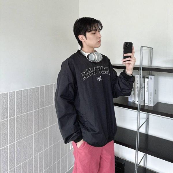 【現貨】NEW YORK 199X美式復古刺繡風衣 