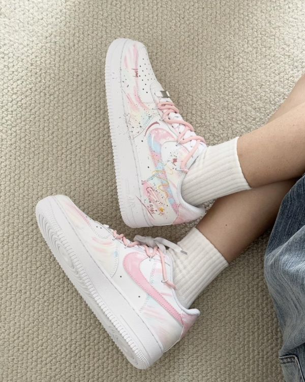 【訂製款】Nike Air Force 1 星愿塗鴉 - 女款 